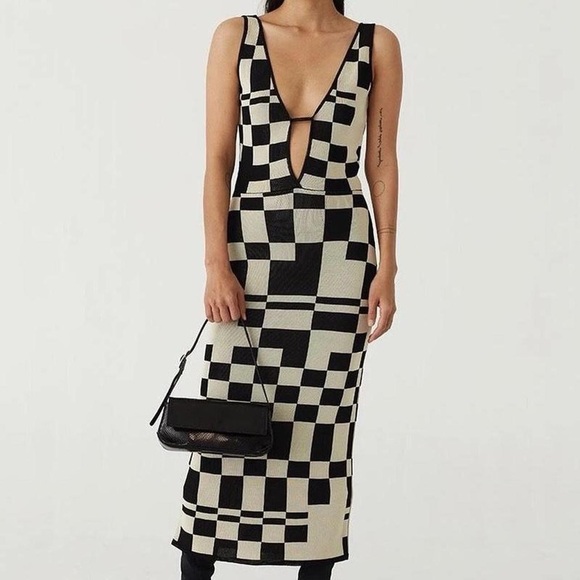 paloma wool westlake check print knit dress - Picture 5 of 5